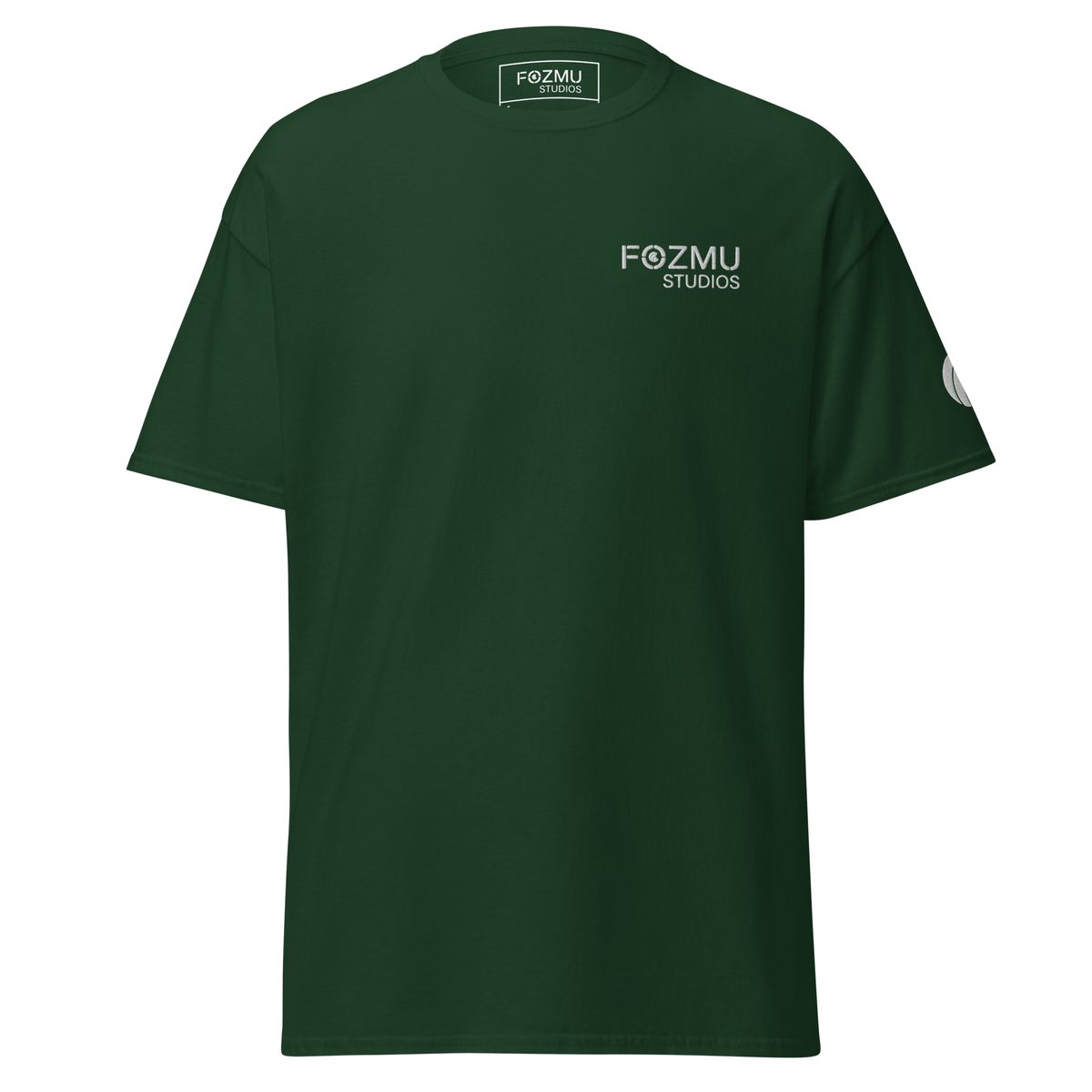 Unisex Classic Tee in Forest Green, front